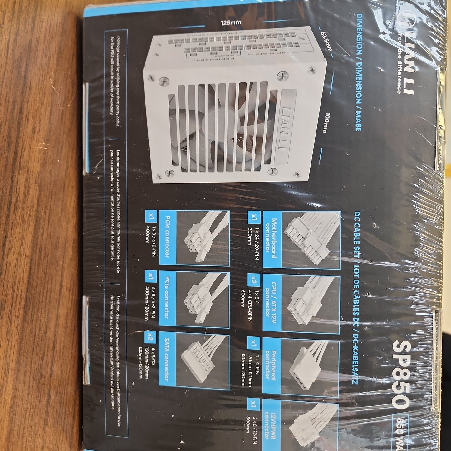 Fuente de alimentación Lian Li SP850 SFX