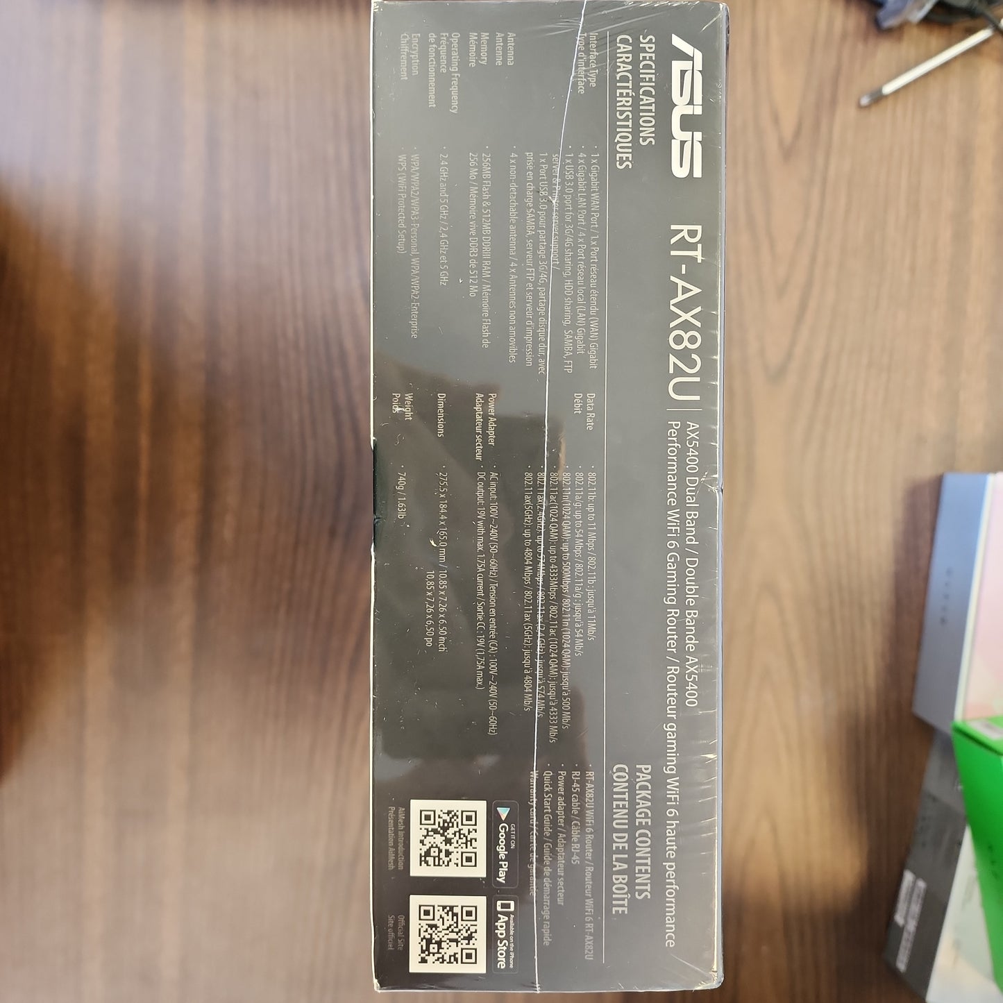 Asus RT-AX82U AX5400 Wifi6 Gaming Router - Open Box