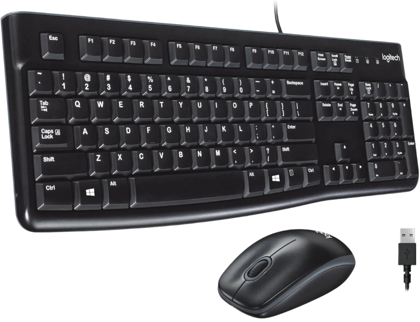 Logitech MK120 Wired Keyboard and Mouse Combo