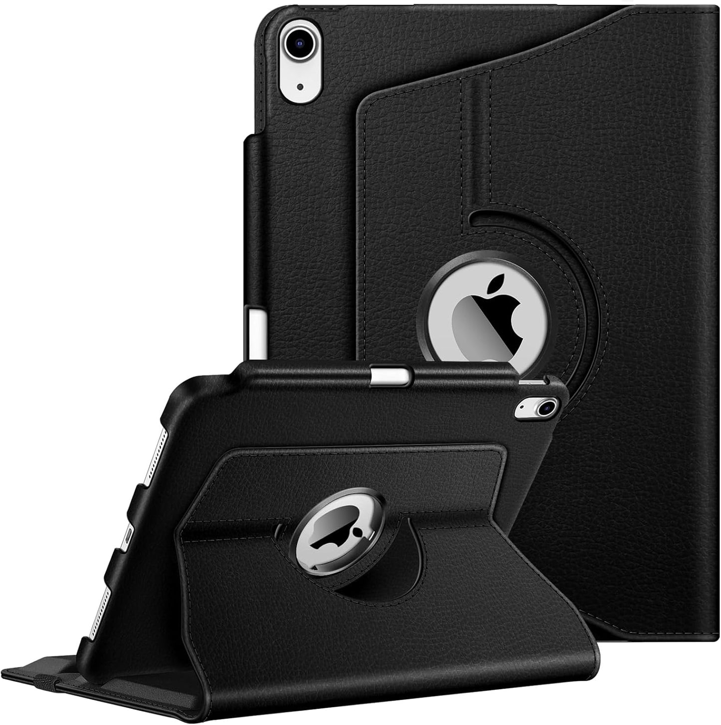 Finite Rotating Case for iPad 11th / 10th Generation with Pencil Holder (Black)