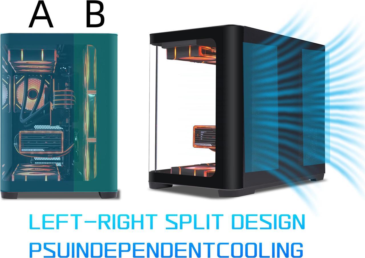 Boîtier PC de jeu moyen tour SAMA 2851 ATX