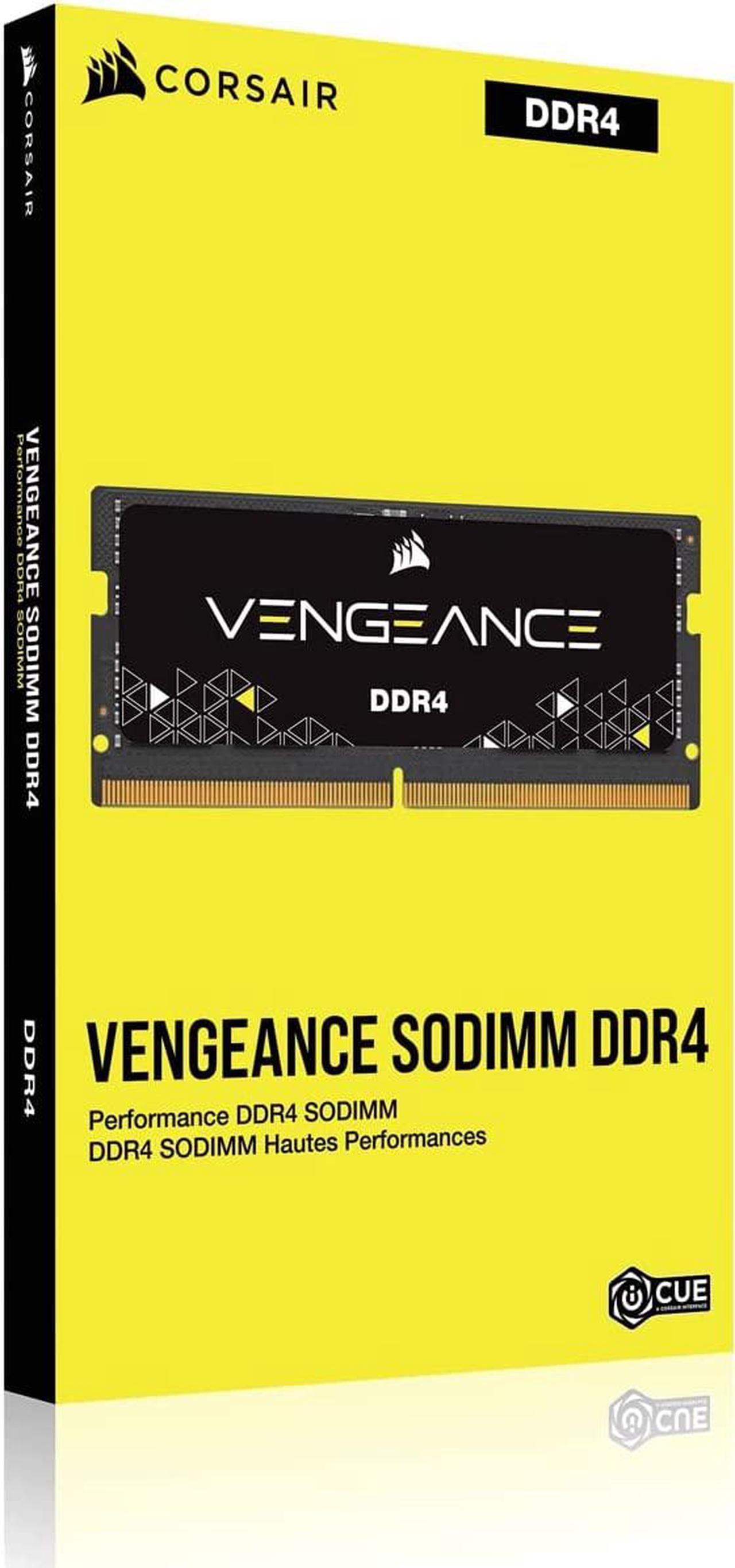 Kit de mémoire RAM Corsair Vengeance SODIMM 16 Go (1 x 16 Go) DDR4 3 200 MHz