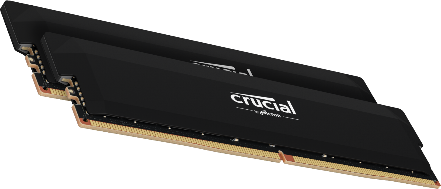 Crucial Pro Overclocking 32GB RAM Kit (16GBx2) DDR5-6000 UDIMM Crucial Pro Overclocking 32GB RAM Kit (16GBx2) DDR5-6000 UDIMM
