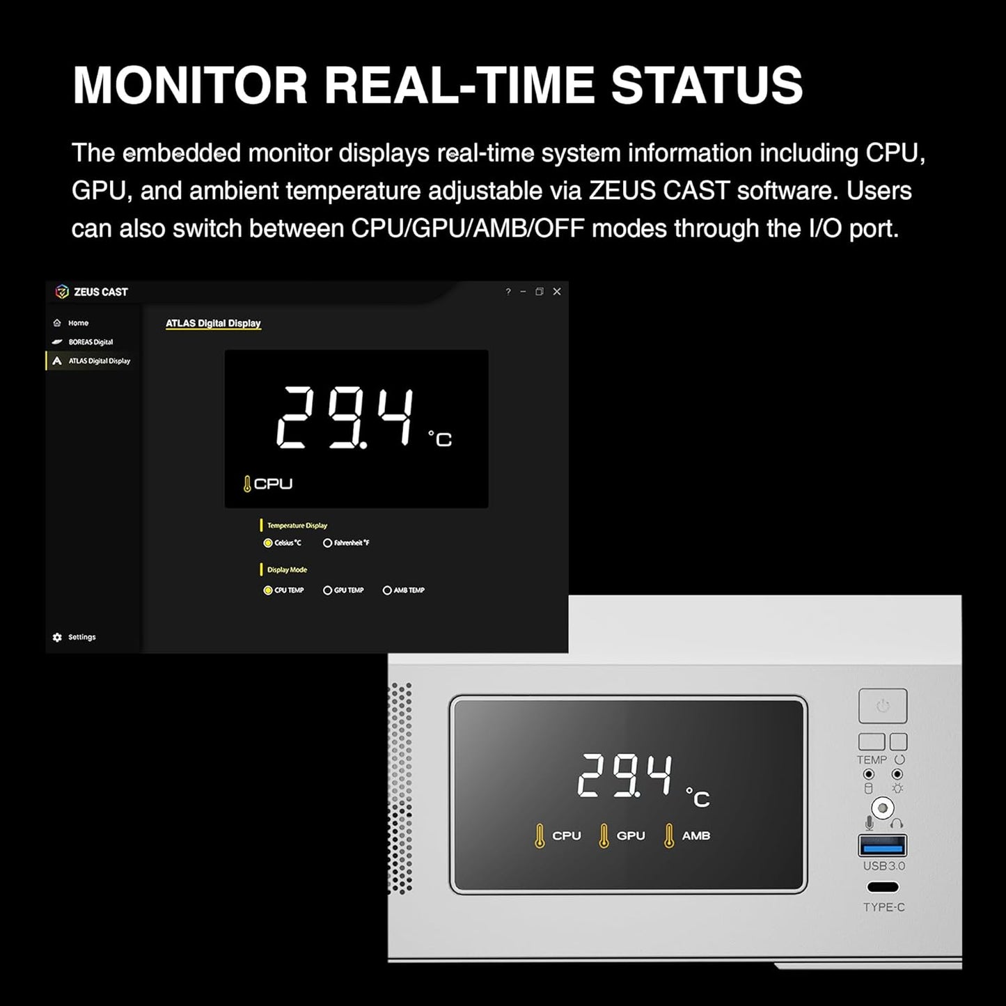 GAMDIAS Atlas M1 Mid Tower PC Case