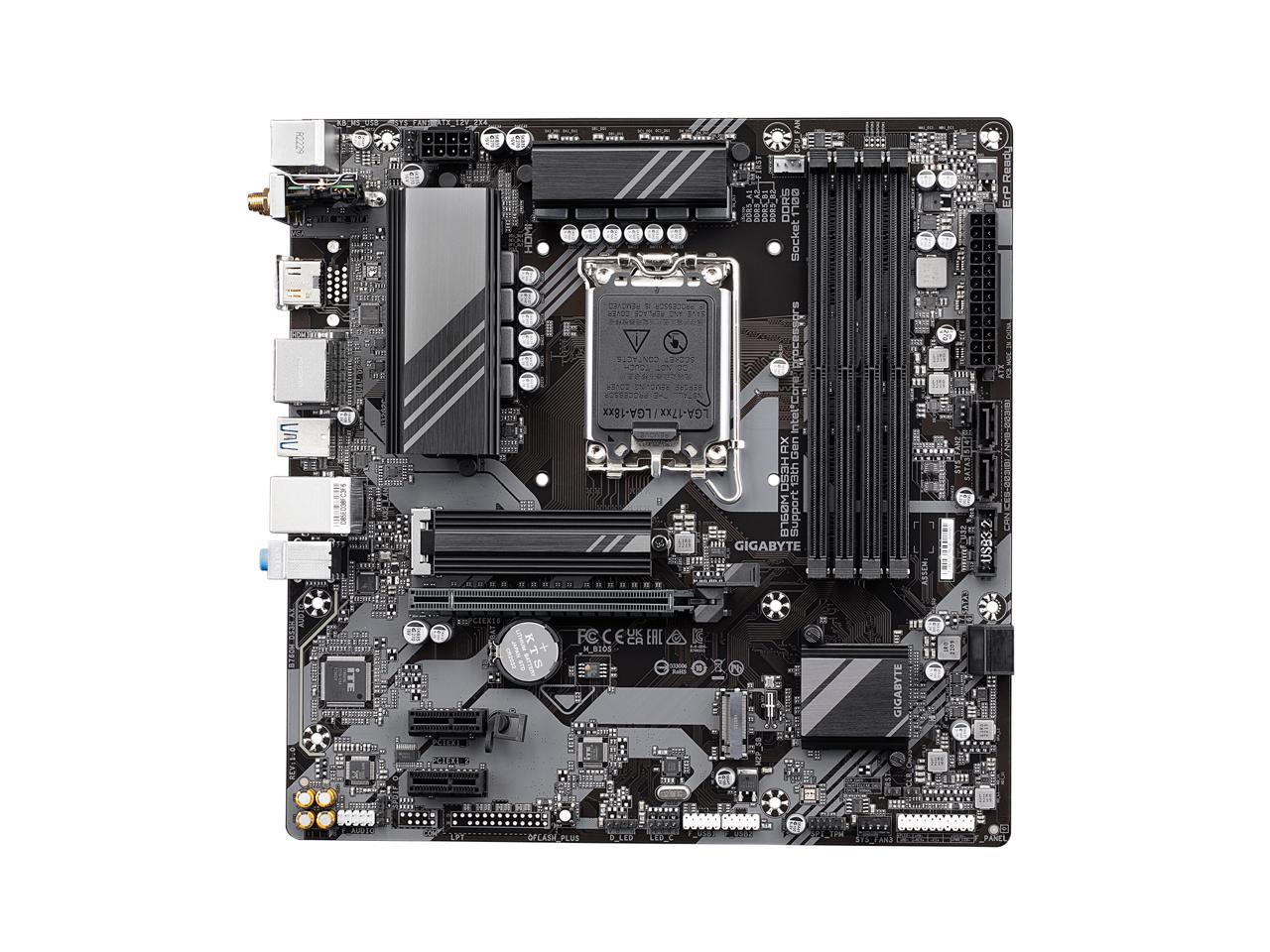 GIGABYTE B760M DS3H AX LGA 1700 Motherboard - Brand New