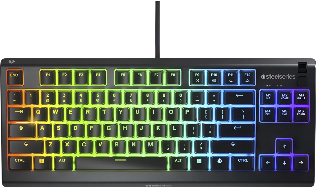 SteelSeries Apex 3 TKL Mechanical Wired Gaming Keyboard