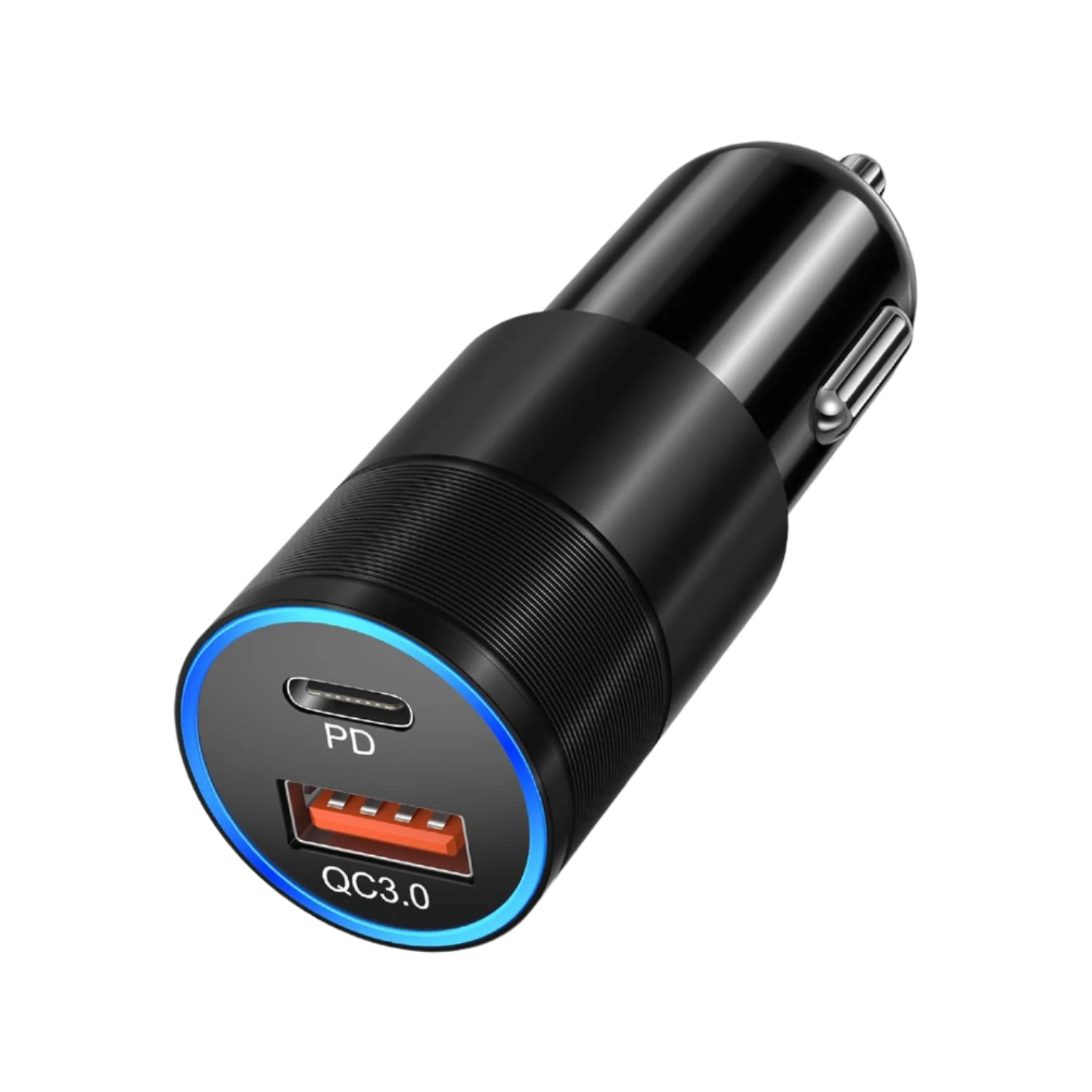 Chargeur de voiture USB Type-C et Type-A