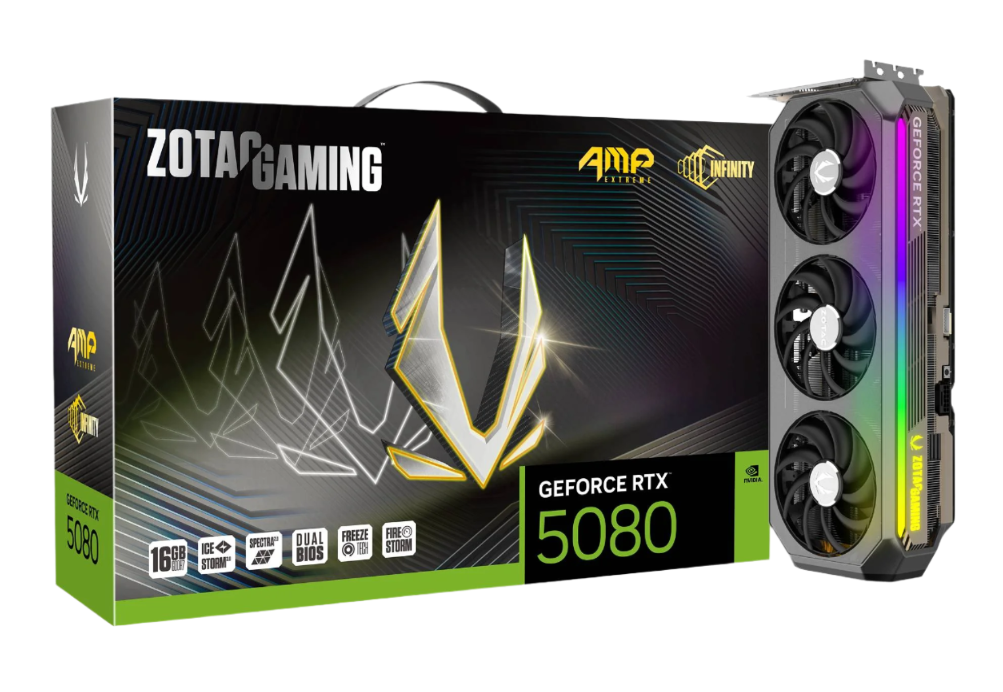 ZOTAC GAMING GeForce RTX 5080 AMP Extreme INFINITY 16GB