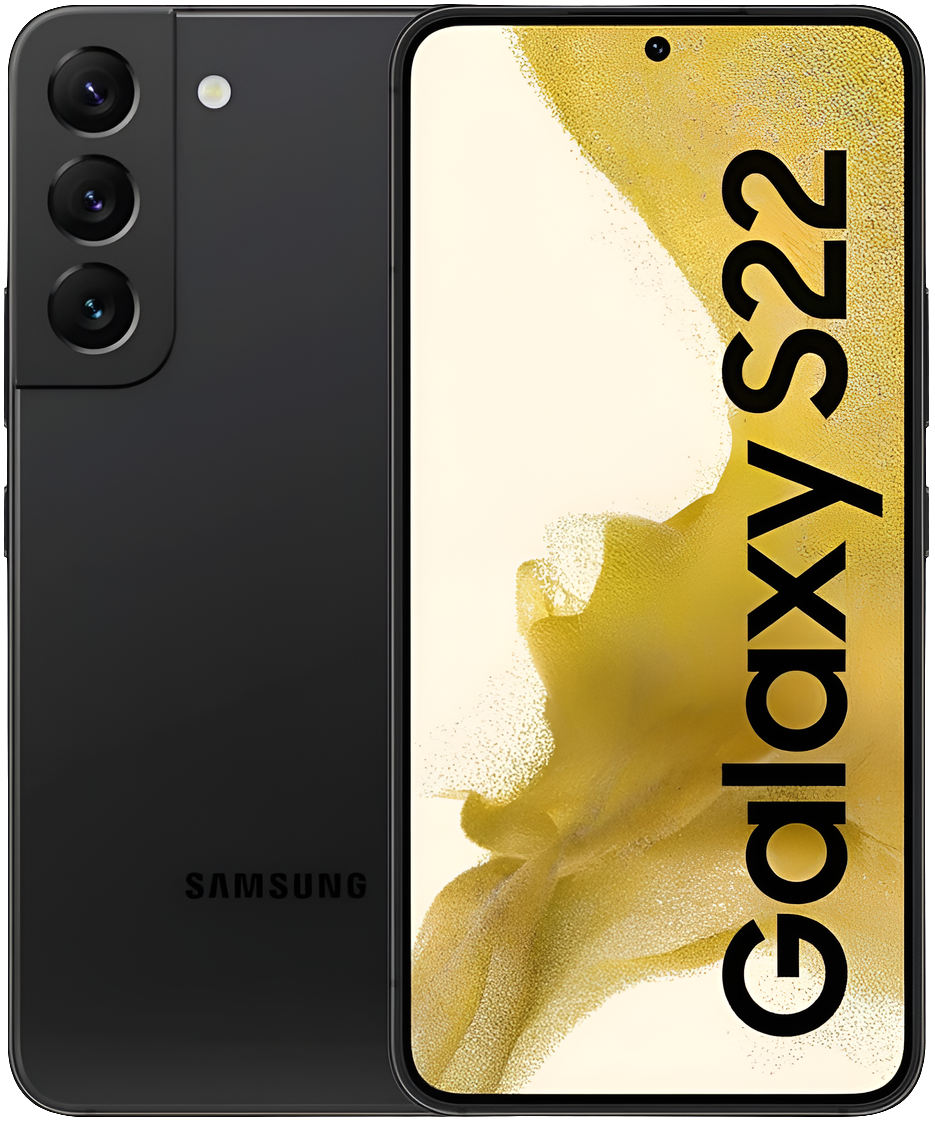 Samsung Galaxy S22 - 128 Go - Noir fantôme - Reconditionné (Déverrouillé)