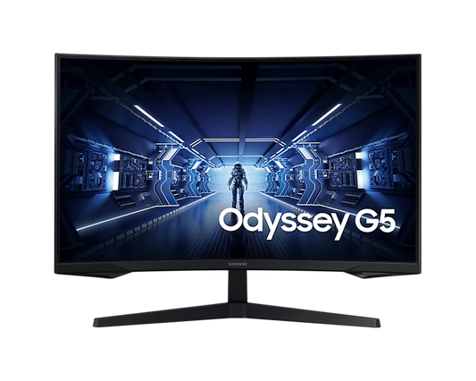 Samsung Odyssey G5 27" WQHD 144Hz Curved Gaming Monitor - Open Box