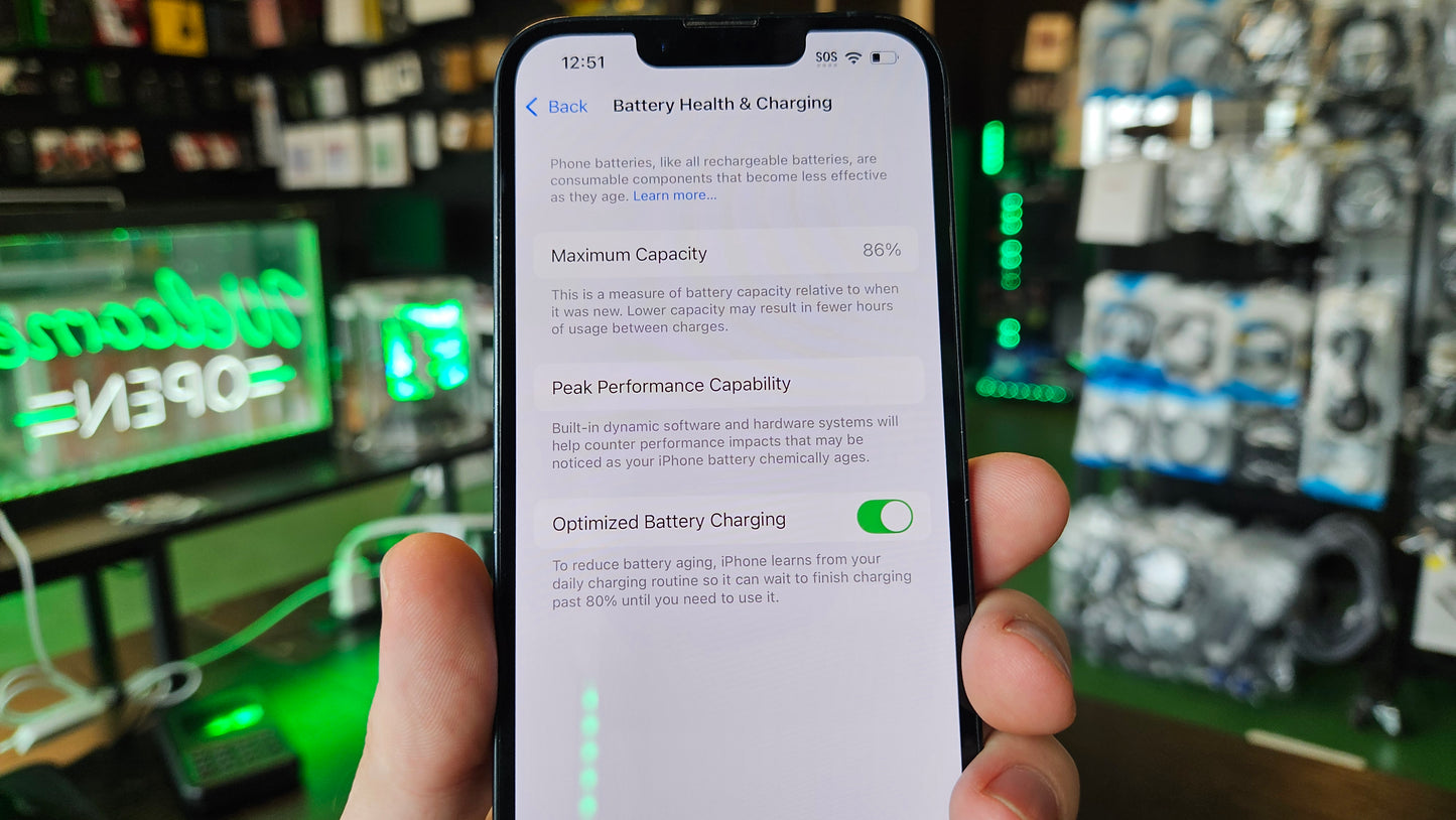 iPhone 14, 128GB, Black - Refurbished