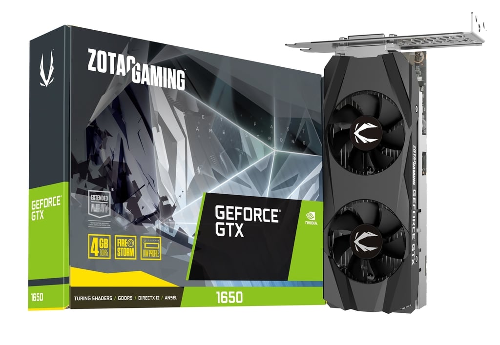ZOTAC GAMING GeForce GTX 1650 de perfil bajo
