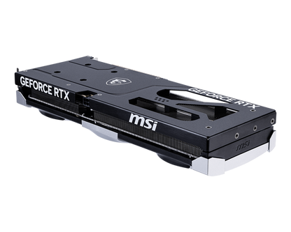 MSI GeForce RTX graphics card on a white background