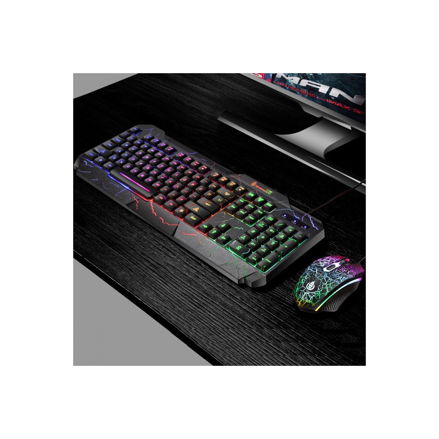 D620 Gaming RGB Keyboard and Mouse Bundle Kit