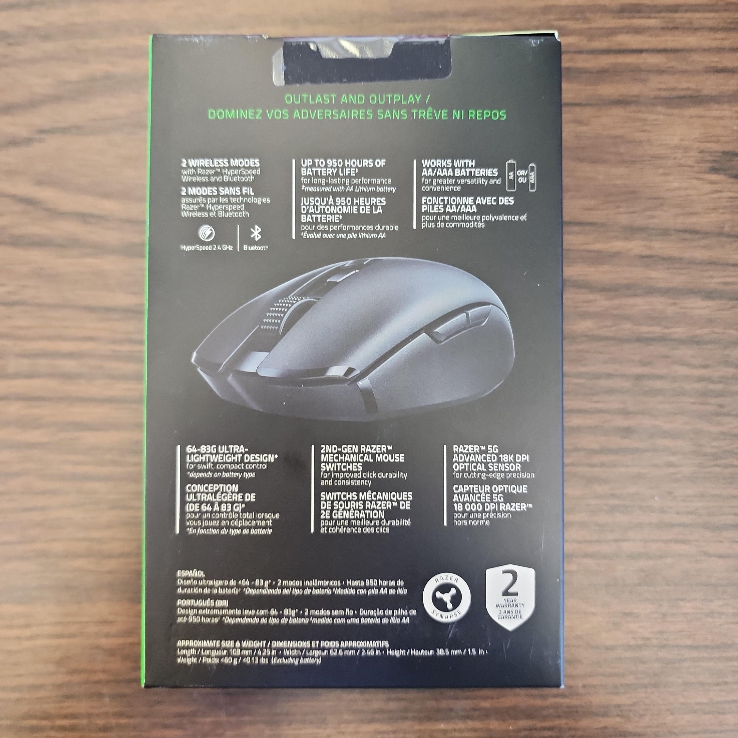 Razer Orochi V2 Wireless Mouse – Alexandria Customs