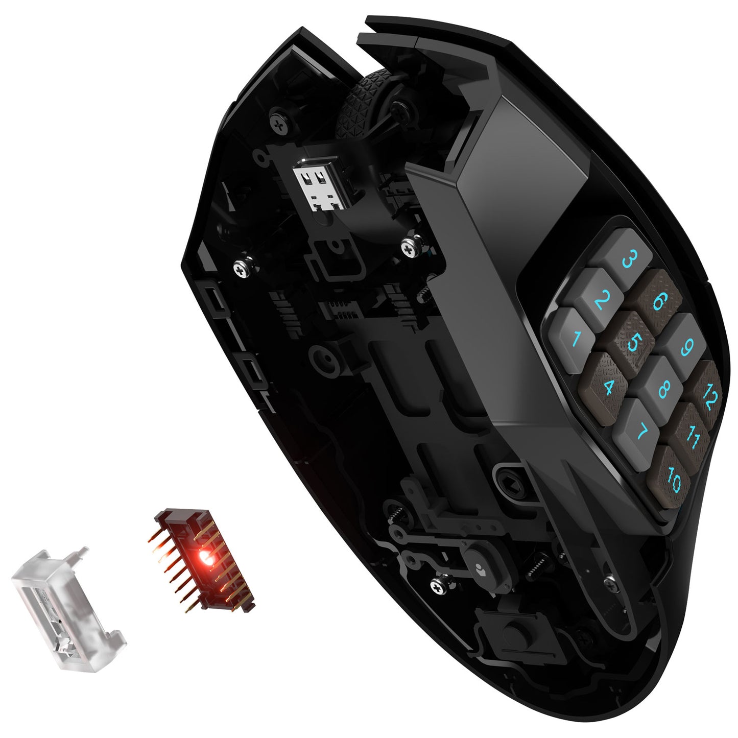 Ratón para juegos MMO Corsair Scimitar Elite - Negro