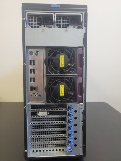 Servidor renovado - Xeon E5 2680, 128 GB de RAM, 250 GB de SSD, 2 TB de HDD