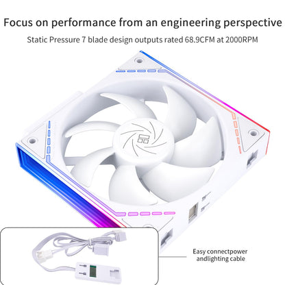 Ventiladores de caja Thermalright TL-M12QR/QW X3 ARGB de 120 mm