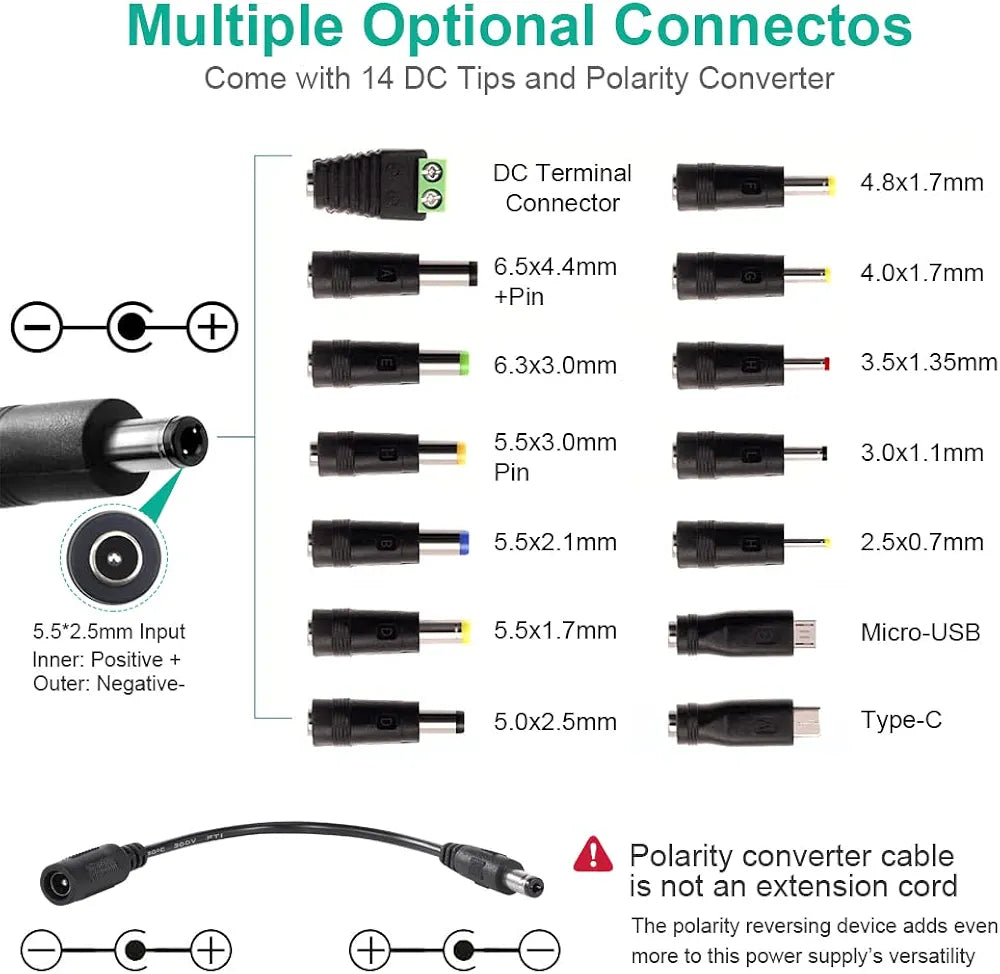 120w Universal AC Power Adapter