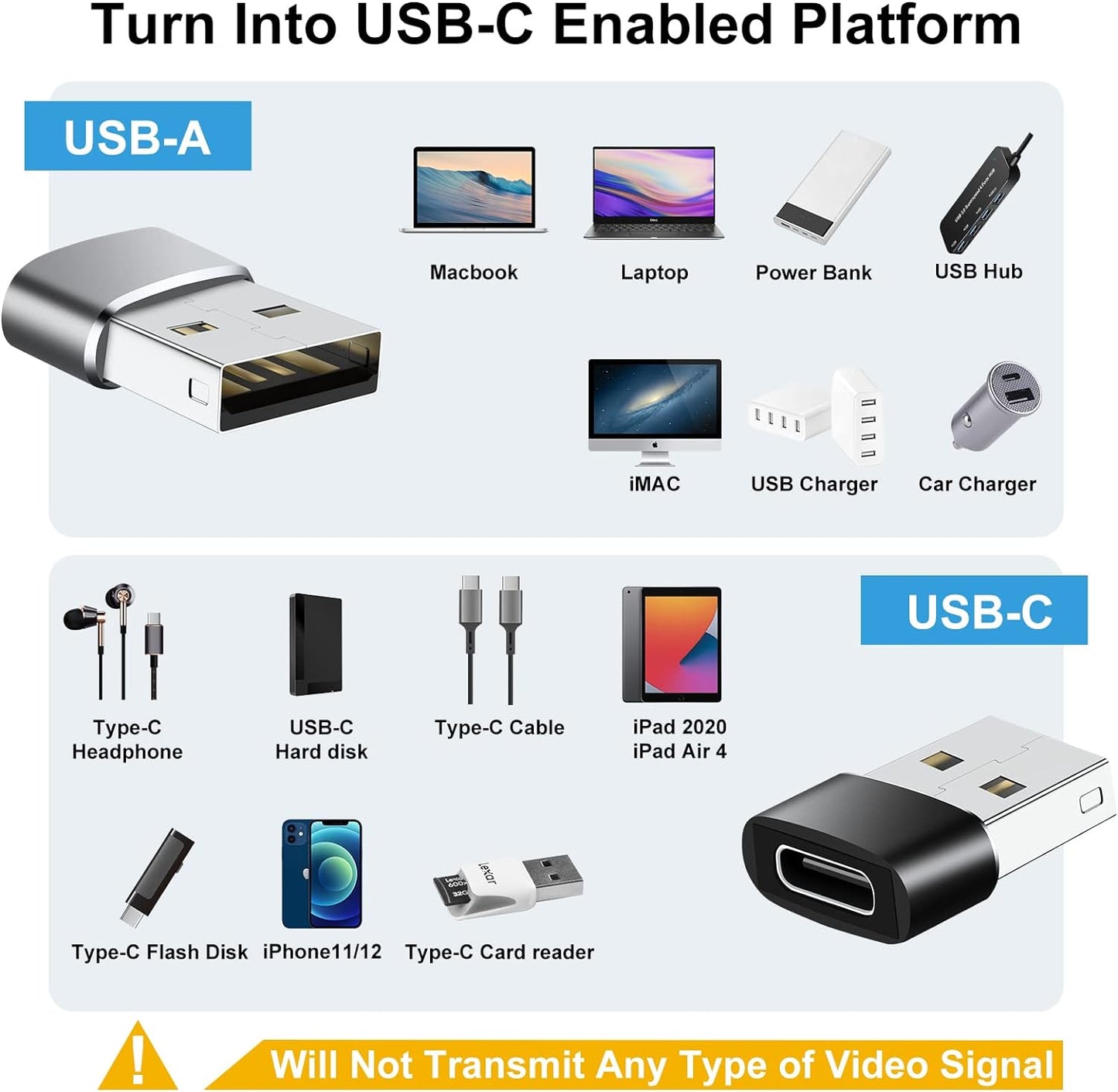 USB-C to USB-A 3.0/2.0 Adapter