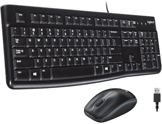 Logitech MK120 Wired Keyboard and Mouse Combo