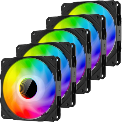 Novonest RGB Fan Kit 120mm 5-Pack
