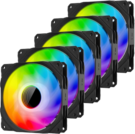 Novonest RGB Fan Kit 120mm 5-Pack