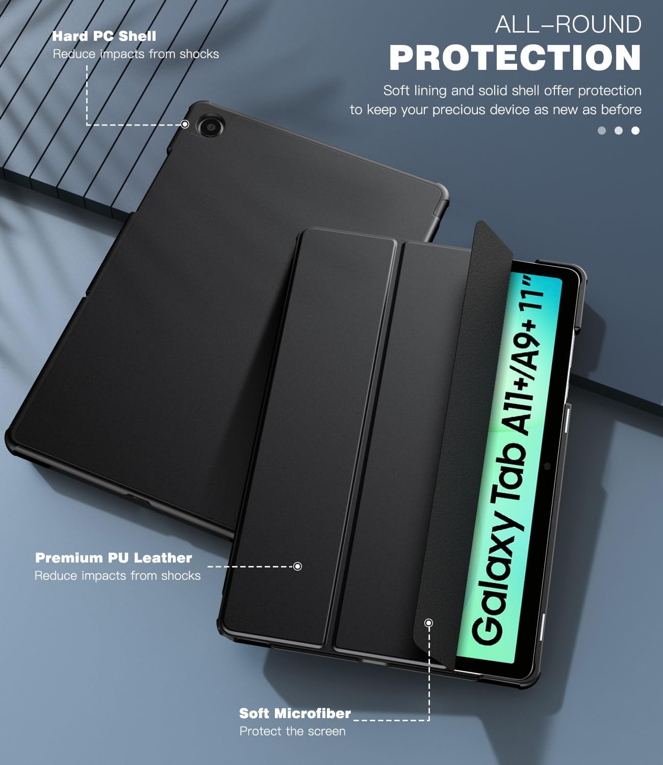 Case for Samsung Galaxy Tab A11+ Plus/A9+ Plus 11 Inch