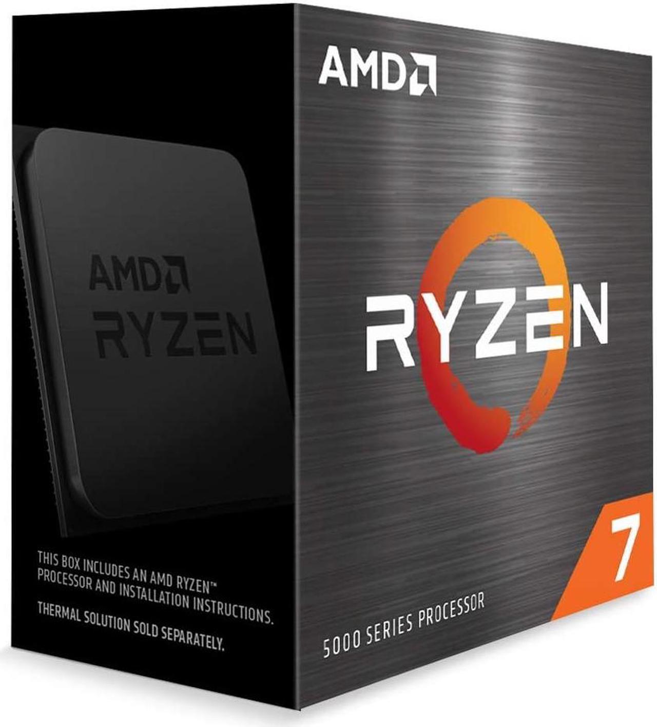 AMD Ryzen 7 5800X - Ryzen 7 5000 Series Vermeer (Zen 3) 8-Core 3.8 GHz Socket AM4 105W None Integrated Graphics Desktop Processor