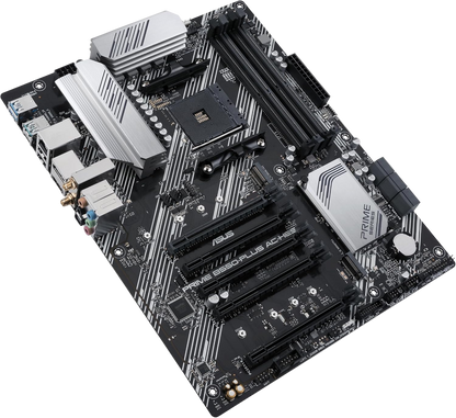 Asus motherboard on a white background