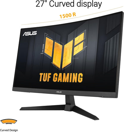 ASUS TUF Gaming 27" 1440p QHD Curved 0.5ms 180Hz Monitor