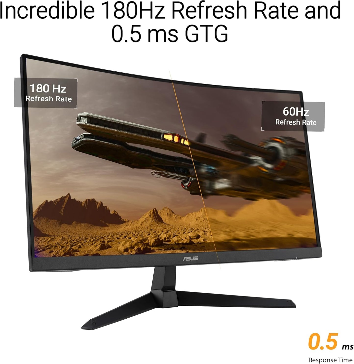 ASUS TUF Gaming 27" 1440p QHD Curved 0.5ms 180Hz Monitor