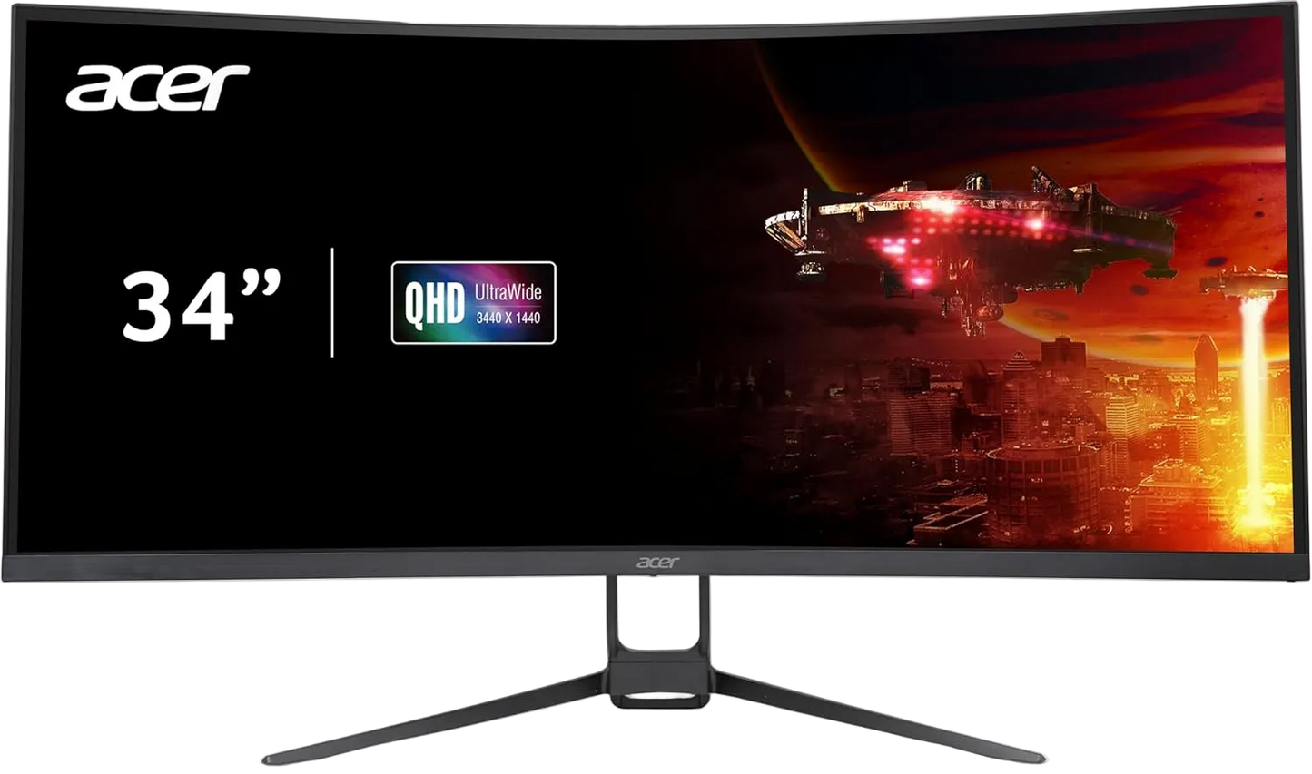 Acer Nitro 34 Inch UWQHD 180Hz Gaming Monitor - EDA343CUR