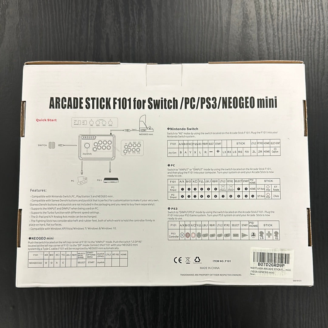 Arcade Stick (Controller) for Switch/PC/Playstation