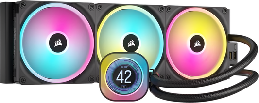 Refroidisseur liquide pour processeur LCD CORSAIR iCUE LINK H170i