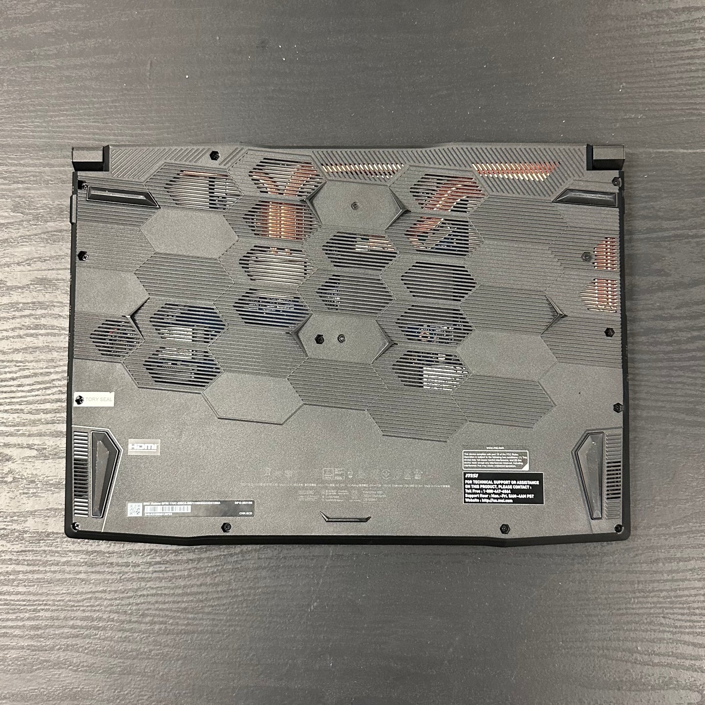MSI Katana GF66 15.6” 144Hz Gaming Laptop