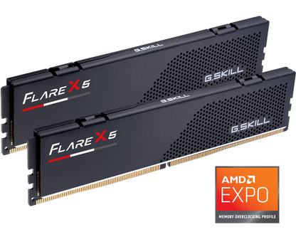 G.SKILL Flare X5 32GB (2 x 16GB) DDR5 AMD Expo RAM G.SKILL Flare X5 32GB (2 x 16GB) DDR5 AMD Expo RAM