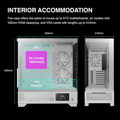 GAMDIAS Atlas M1 Mid Tower PC Case