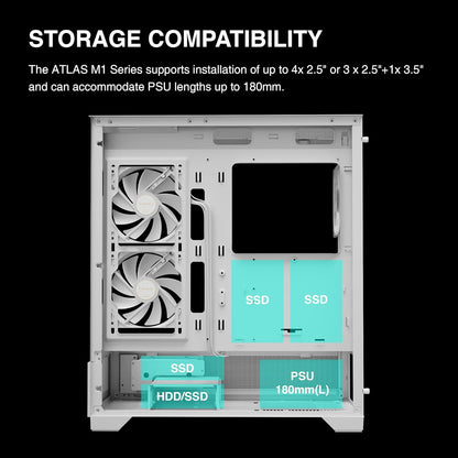 GAMDIAS Atlas M1 Mid Tower PC Case