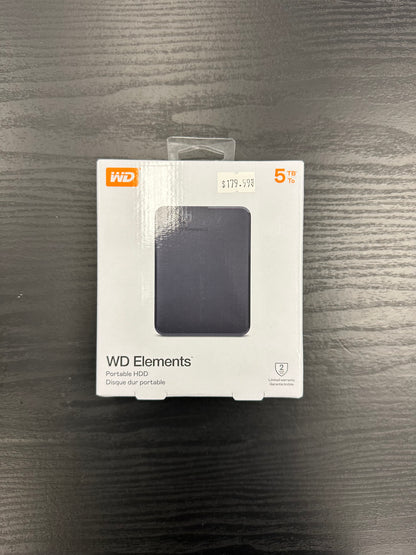 WD Elements 5TB Portable HDD