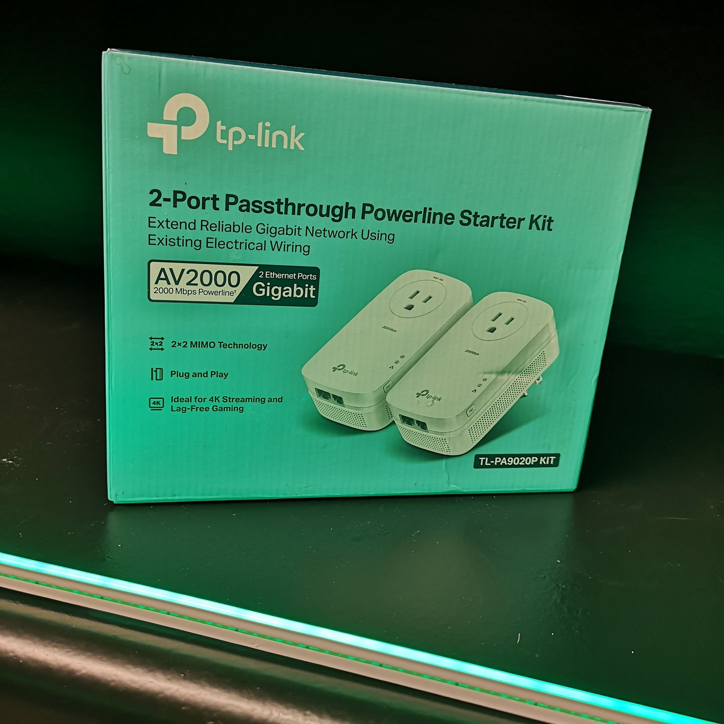 tp-link 2-Port Gigabit Powerline Starter Kit