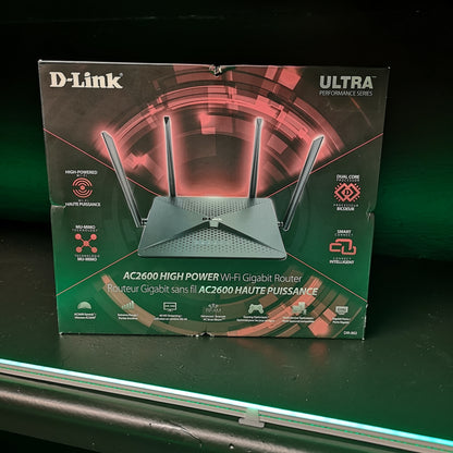 D-Link AC2600 HIGH POWER Gigabit Router - Open Box