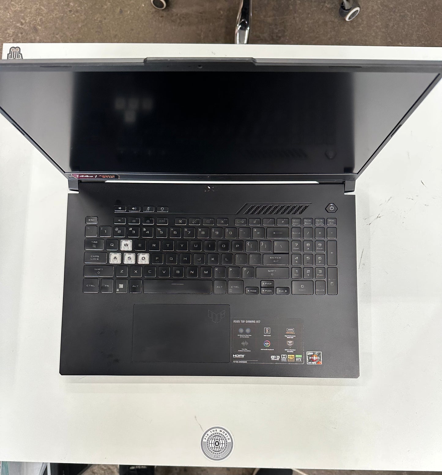 Ordinateur portable de jeu ASUS TUF A17 17,3" FHD 144 Hz - Remis à neuf