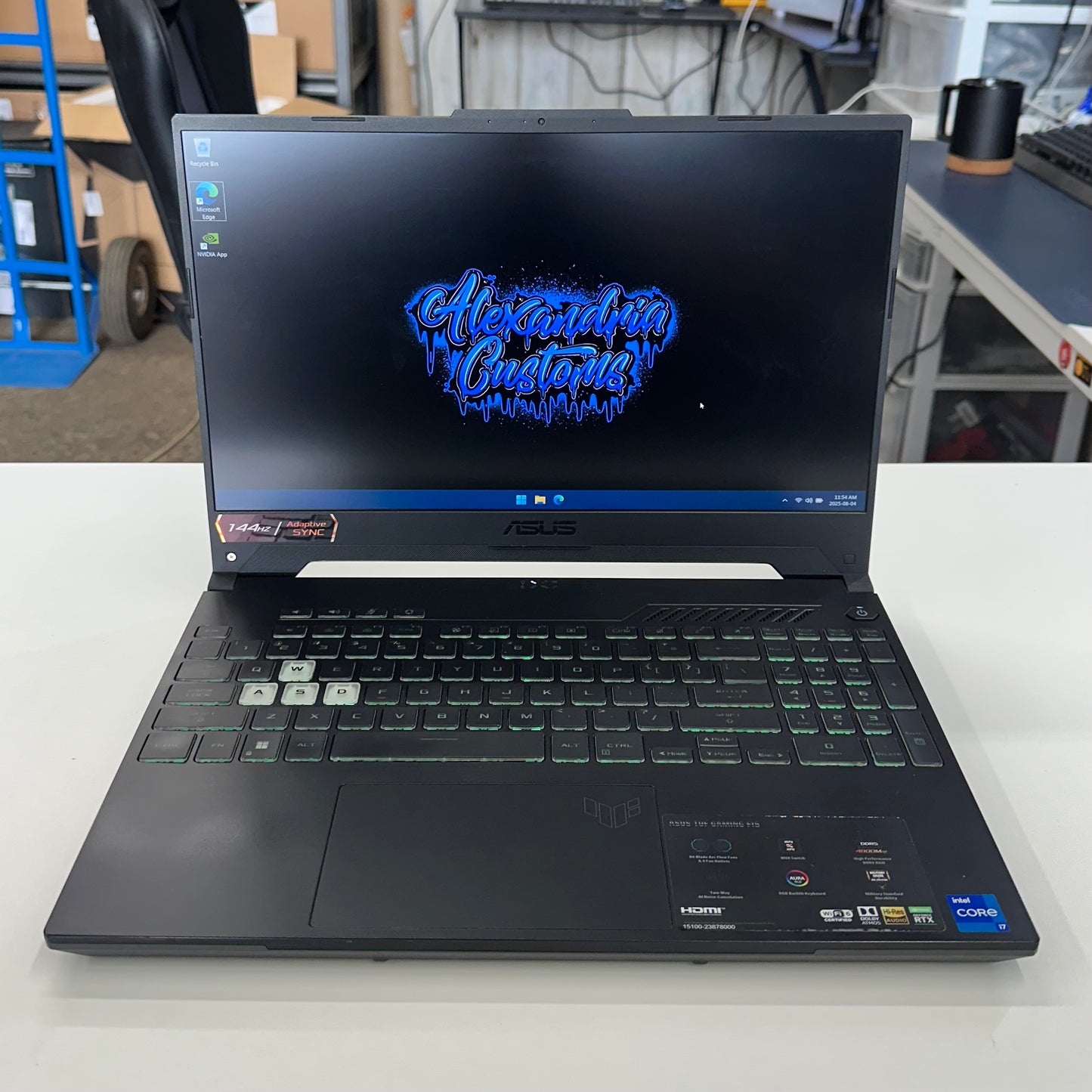 Ordinateur portable de jeu ASUS TUF A15 15,6" FHD 144 Hz - Remis à neuf