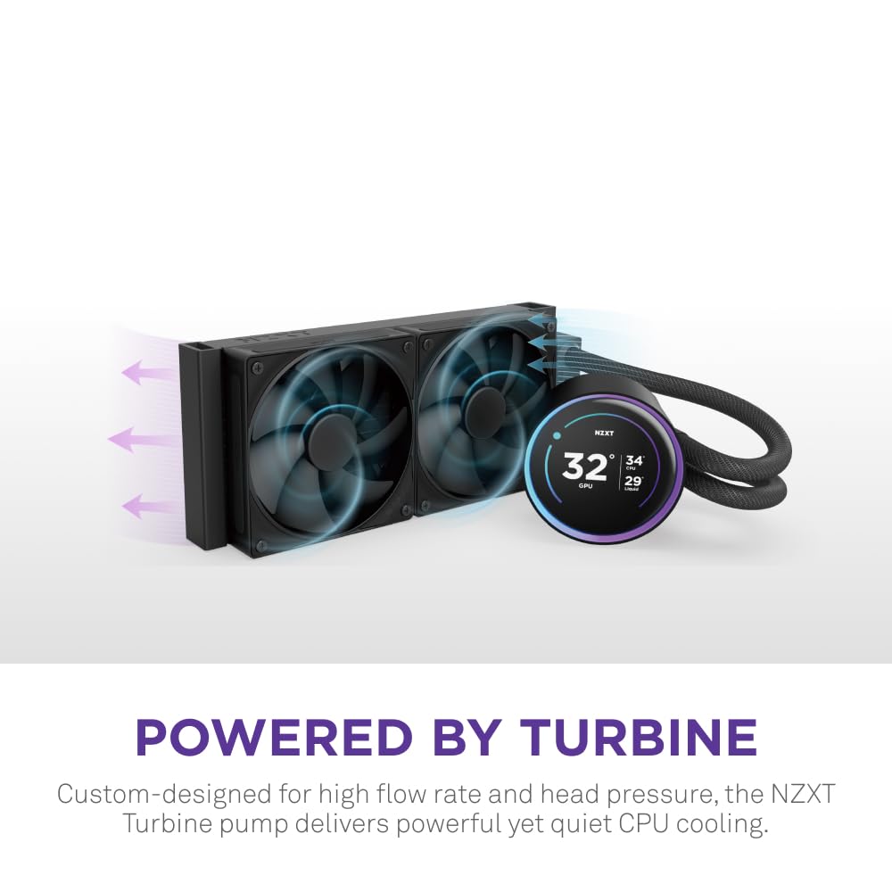 NZXT Kraken Elite RGB 240mm AIO Liquid Cooler