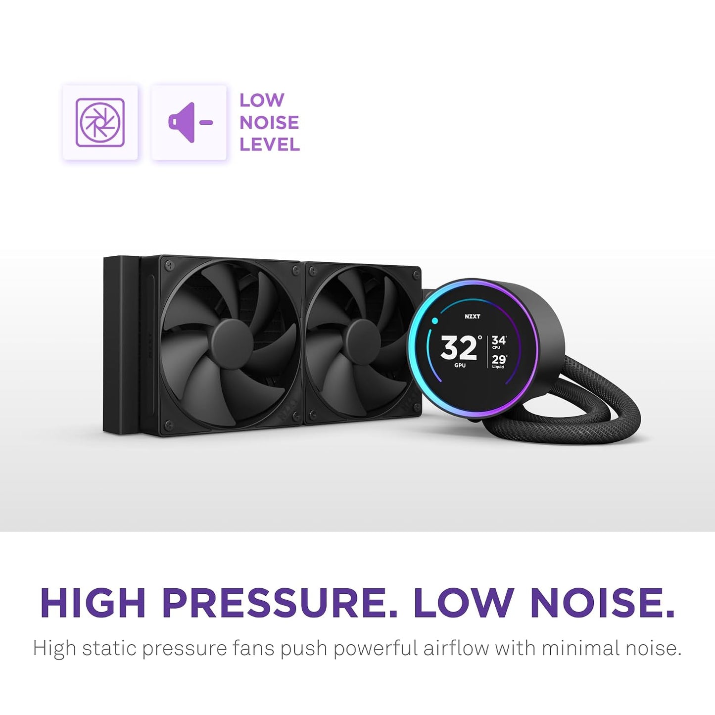 NZXT Kraken Elite RGB 240mm AIO Liquid Cooler
