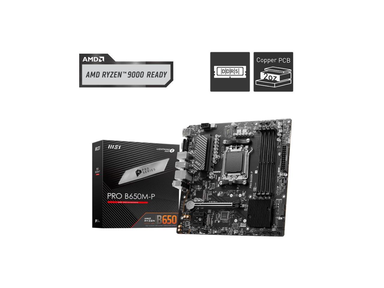 MSI B650M-P AM5 mATX Motherboard