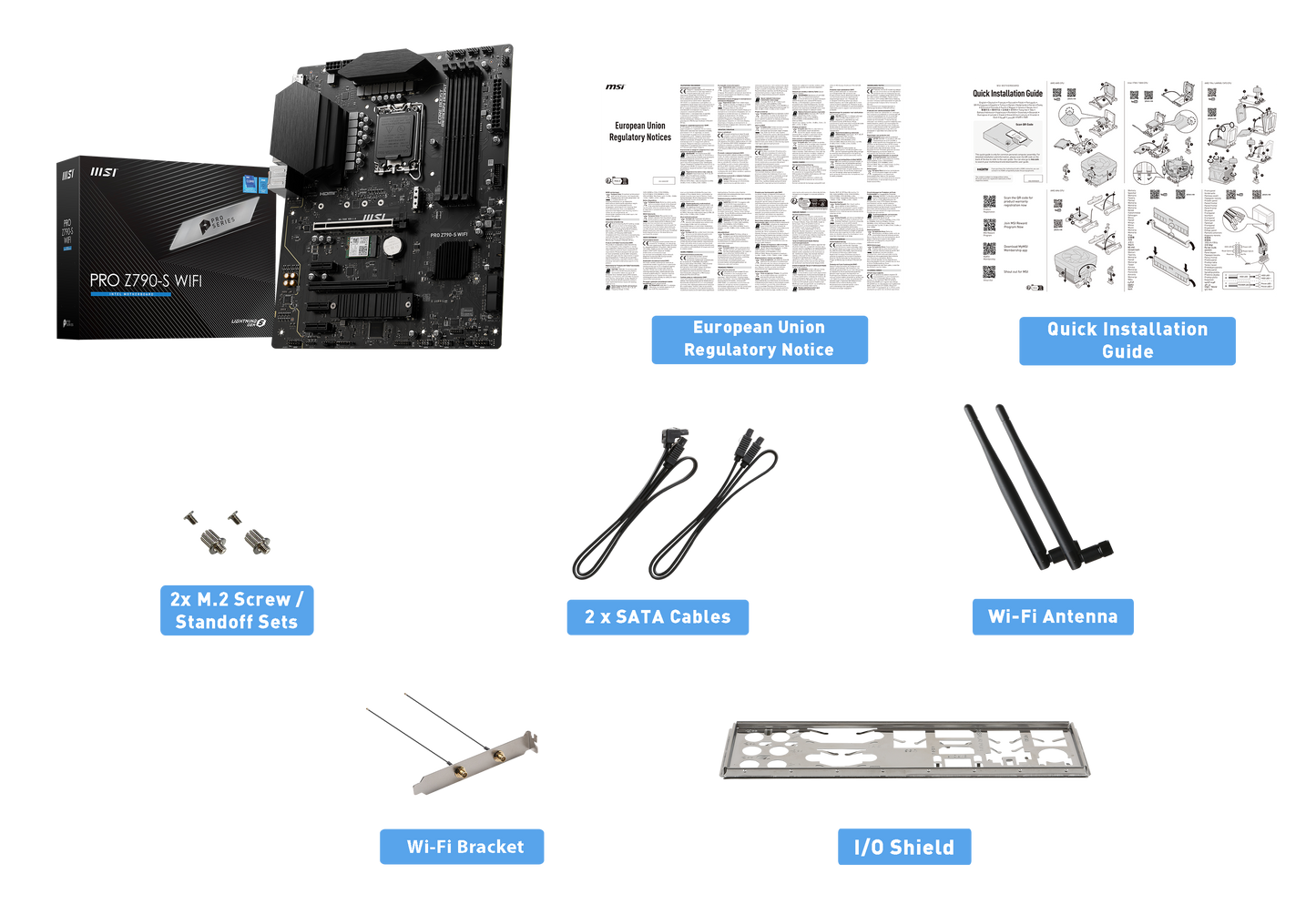 MSI PRO Z790-S LGA 1700 ATX Motherboard with WiFi 6E