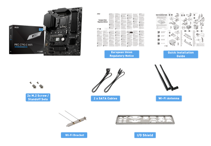 MSI PRO Z790-S LGA 1700 ATX Motherboard with WiFi 6E