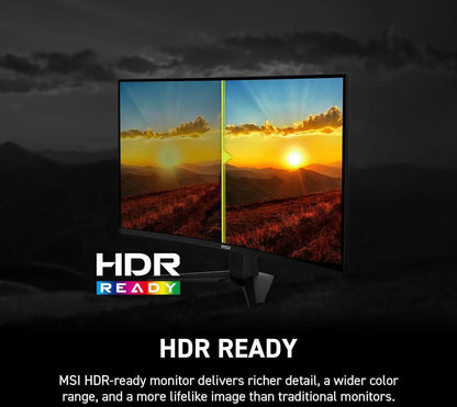 Monitor curvo para juegos MSI MAG 274CXF de 27" FHD y 280 Hz